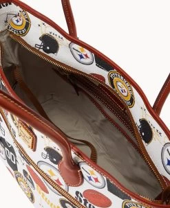 NFL Steelers Tote STEELERS -Online Sale Dooney & Bourke B1964G QWMWPATNSTLR ALT2