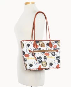 NFL Steelers Tote STEELERS -Online Sale Dooney & Bourke B1964G QWMWPATNSTLR ALT4 1