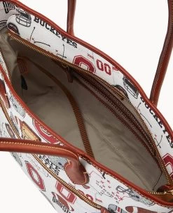 Collegiate Ohio State University Tote OHIO STATE -Online Sale Dooney & Bourke B1964G QXMWPATNOHST ALT2 1