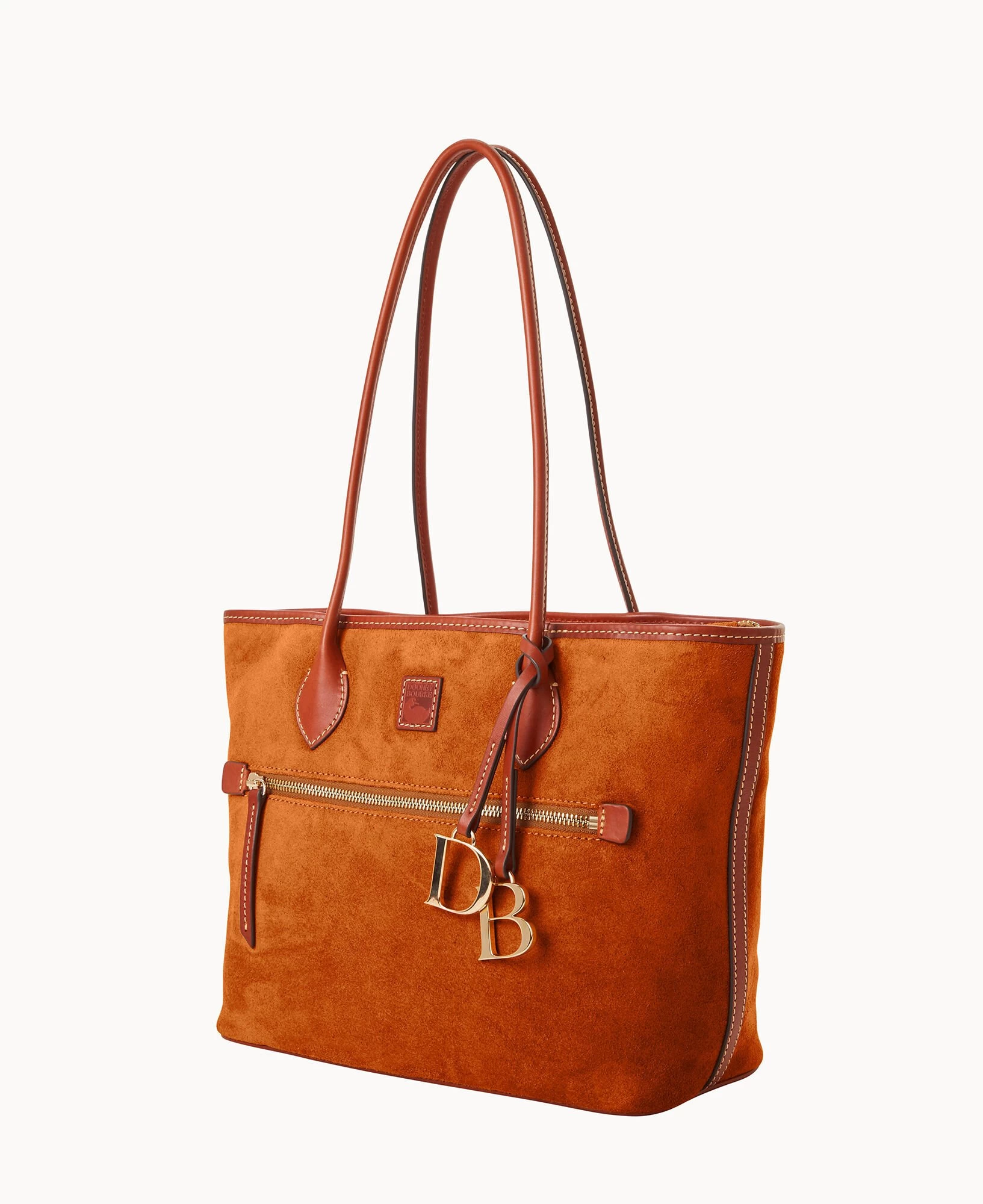 Suede Tote Amber 10 Suede Tote Amber - Image 8