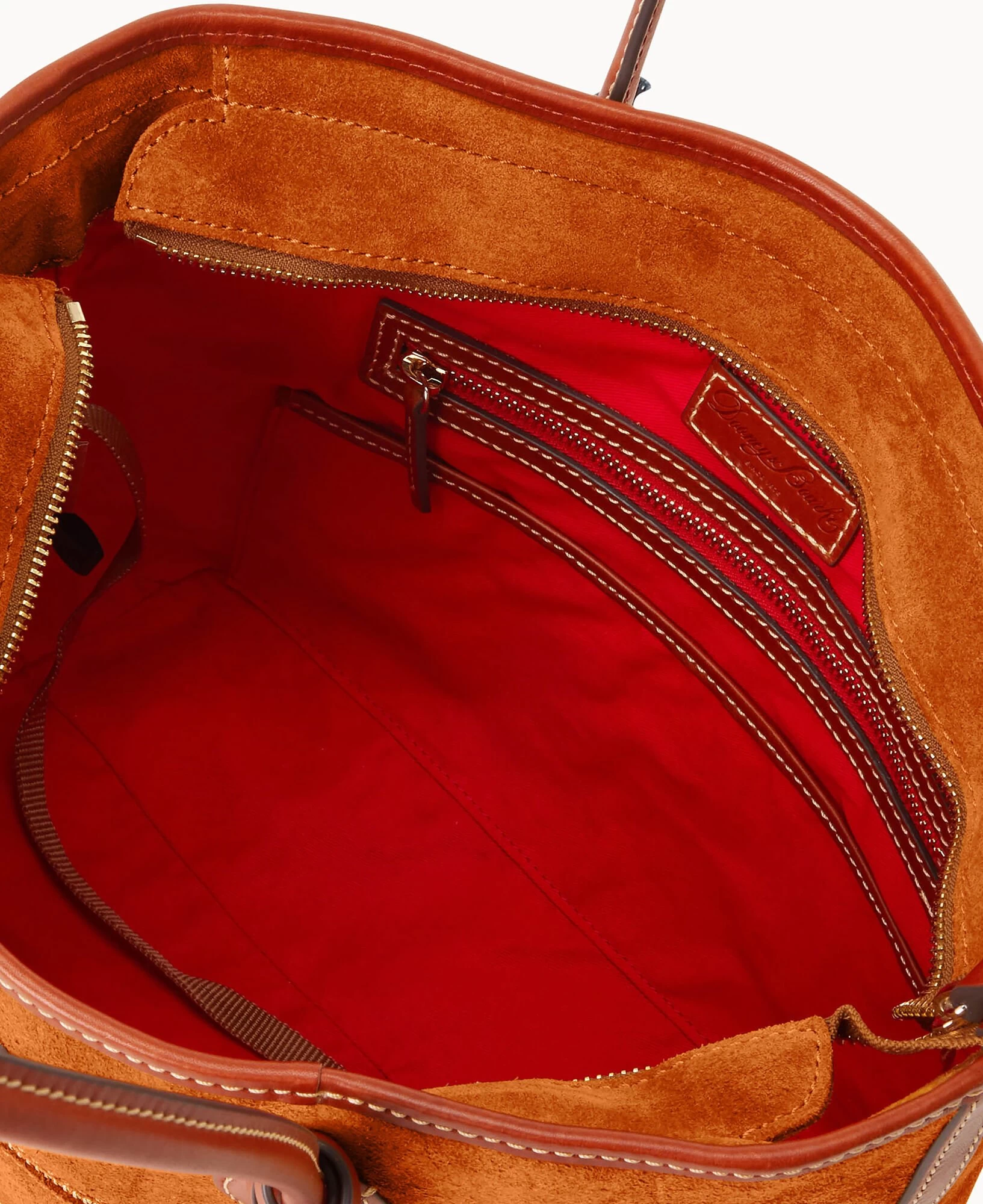 Suede Tote Amber 11 Suede Tote Amber - Image 9