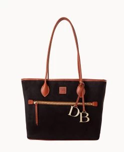 Suede Tote Amber 31 Suede Tote Amber -Online Sale Dooney & Bourke B1964G SUBLPATN