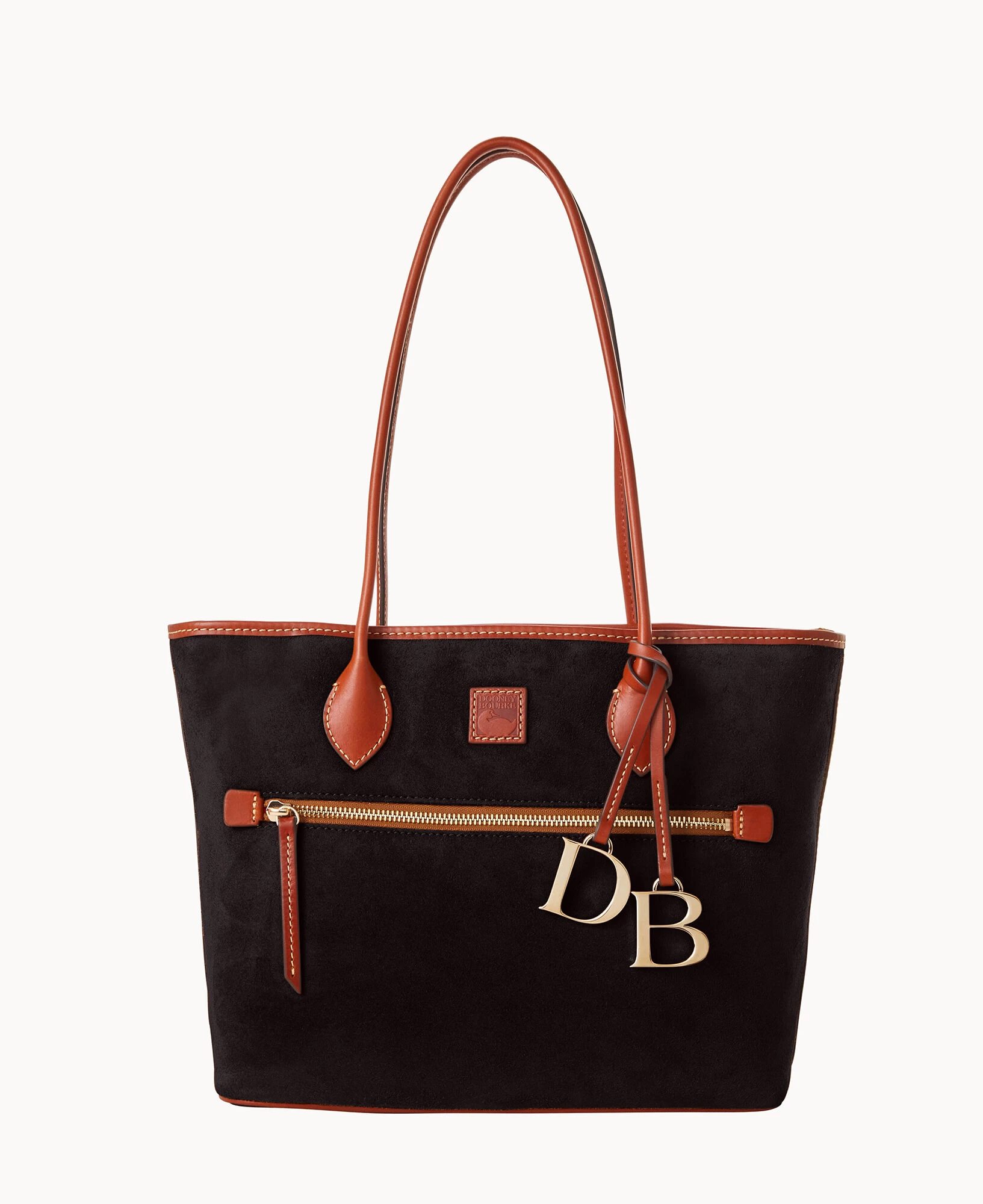 Suede Tote Amber 14 Suede Tote Amber - Image 12