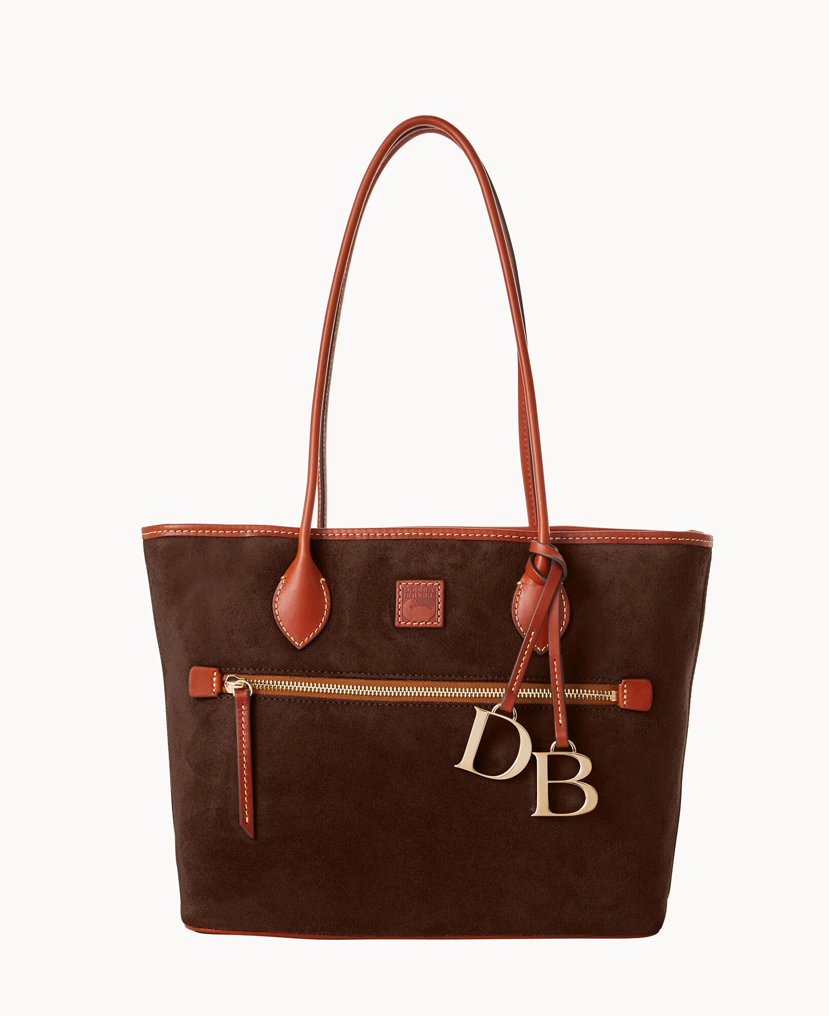 Suede Tote Amber 15 Suede Tote Amber - Image 13