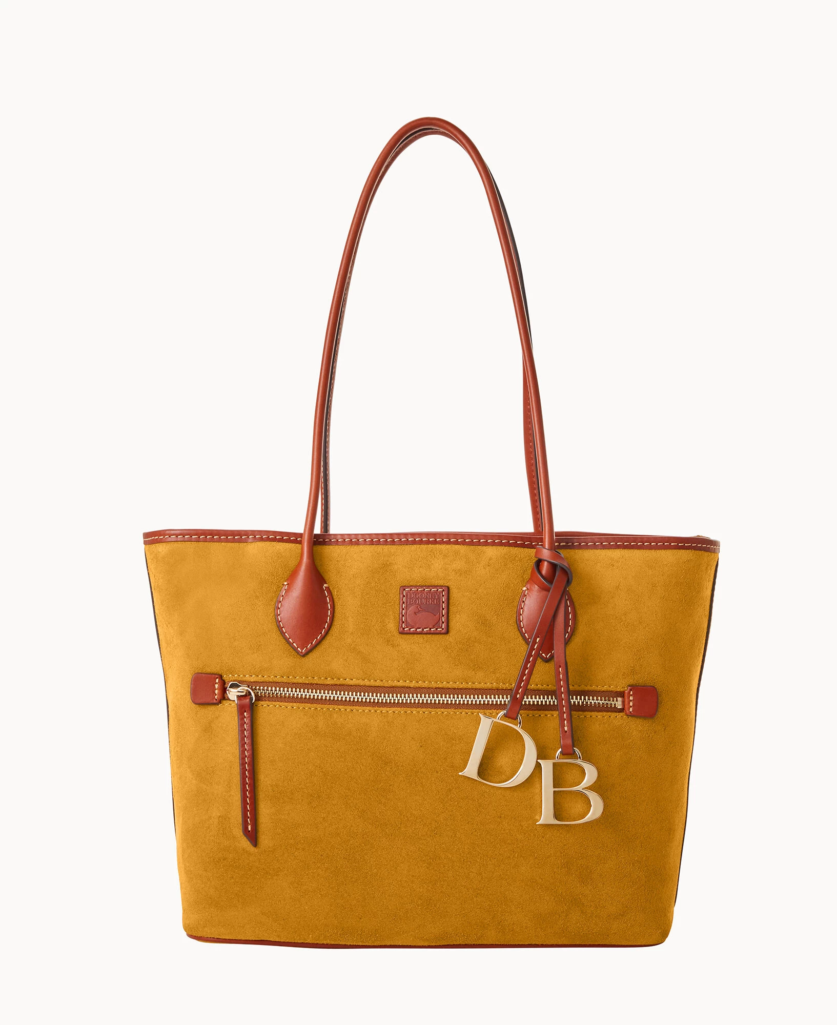 Suede Tote Amber 16 Suede Tote Amber - Image 14