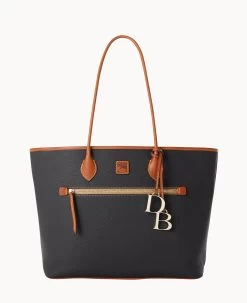 Pebble Grain Large Tote Slate -Online Sale Dooney & Bourke B1965G 9PBLPAKR
