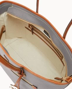 Pebble Grain Large Tote Slate -Online Sale Dooney & Bourke B1965G 9PSLPAKR ALT2 1