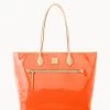 Patent Large Tote Clementine -Online Sale Dooney & Bourke B1965G PTCESVNA