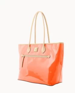 Patent Large Tote Clementine 24 Patent Large Tote Clementine -Online Sale Dooney & Bourke B1965G PTCESVNA ALT1 1