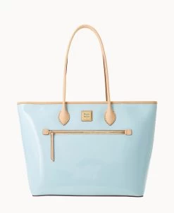 Patent Large Tote Clementine 32 Patent Large Tote Clementine -Online Sale Dooney & Bourke B1965G PTLBSVNA