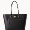 Saffiano Large Tote Black -Online Sale Dooney & Bourke B1965G SIBLSIBL