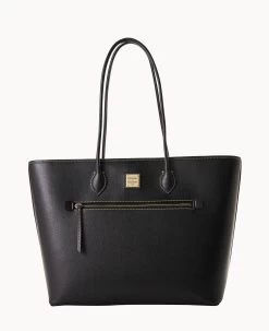 Saffiano Large Tote Black 31 Saffiano Large Tote Black -Online Sale Dooney & Bourke B1965G SIBLSIBL 2