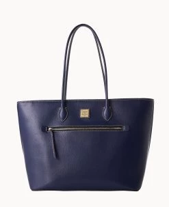 Saffiano Large Tote Black 38 Saffiano Large Tote Black -Online Sale Dooney & Bourke B1965G SIMRSIMR