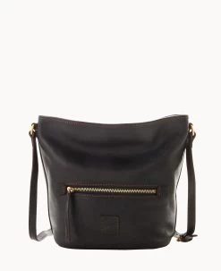 Florentine Zip Sac Black Black