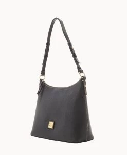 Pebble Grain Hobo Black Black -Online Sale Dooney & Bourke B2030G AWBLPABL ALT1 1