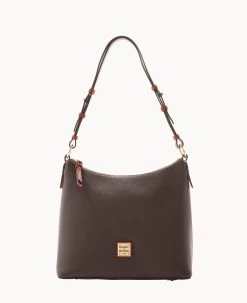 Pebble Grain Hobo Black Black -Online Sale Dooney & Bourke B2030G AWBMPATN