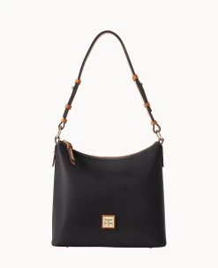 Wexford Leather Hobo Black