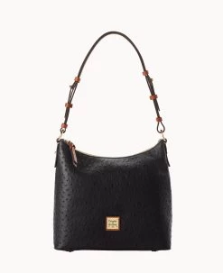 Ostrich Hobo Black -Online Sale Dooney & Bourke B2030G OTBLPAKR