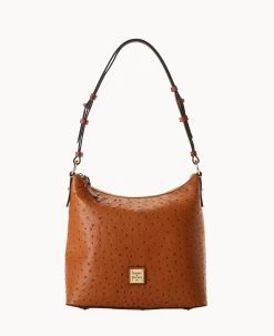 Ostrich Hobo Black -Online Sale Dooney & Bourke B2030G OTCAPAKR