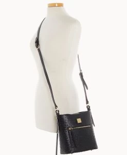 Ostrich Small Ridley Black -Online Sale Dooney & Bourke B2036G OTBLPABL ALT4 1