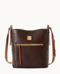Ostrich Ridley Black -Online Sale Dooney & Bourke B2037G OTBMPAKR
