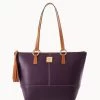 Wexford Leather Small Tobi Tote Plum Wine