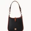Pebble Grain Messenger Black -Online Sale Dooney & Bourke B2069G AWBLPATN