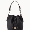 Pebble Grain Drawstring Black Black -Online Sale Dooney & Bourke B2077G AWBLPABL
