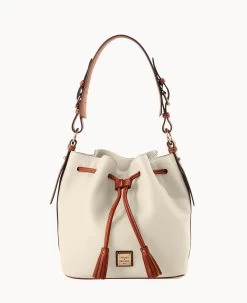 Pebble Grain Drawstring Black Black -Online Sale Dooney & Bourke B2077G AWBOPATN