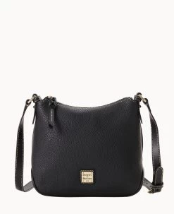Pebble Grain Crossbody Hobo Dandelion -Online Sale Dooney & Bourke B2086G AWBLPABL