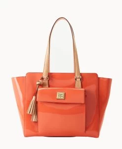 Patent East West Shopper Black -Online Sale Dooney & Bourke B2169G PTCRSVNA