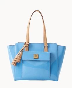 Patent East West Shopper Black -Online Sale Dooney & Bourke B2169G PTDNSVNA