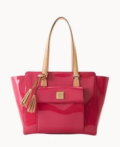 Patent East West Shopper Black -Online Sale Dooney & Bourke B2169G PTHPSVNA