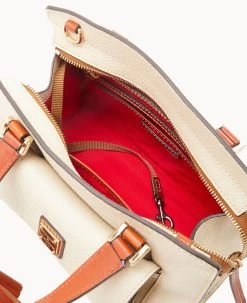 Pebble Grain Small Satchel Bone -Online Sale Dooney & Bourke B2170G AWBOPATN ALT2 1