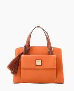 Pebble Grain Small Satchel Bone -Online Sale Dooney & Bourke B2170G AWCEPATN