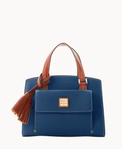 Pebble Grain Small Satchel Bone -Online Sale Dooney & Bourke B2170G AWJEPATN