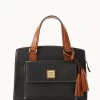 Wexford Leather Small Satchel Black -Online Sale Dooney & Bourke B2170G JKBLPANA