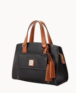 Wexford Leather Small Satchel Black -Online Sale Dooney & Bourke B2170G JKBLPANA ALT1 1