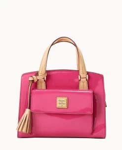 Patent Small Satchel Black 30 Patent Small Satchel Black -Online Sale Dooney & Bourke B2170G PTFHSVNA