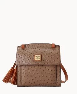 Ostrich Crossbody Black -Online Sale Dooney & Bourke B2171G OTMSPAKR