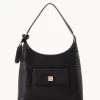 Ostrich Small Hobo Black -Online Sale Dooney & Bourke B2172G OTBLPABL