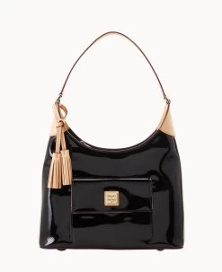 Patent Hobo Black -Online Sale Dooney & Bourke B2172G PTBLSVNA 1