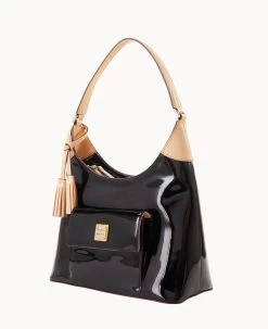 Patent Hobo Black -Online Sale Dooney & Bourke B2172G PTBLSVNA ALT1 1