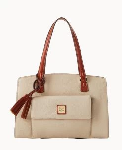 Pebble Grain Shoulder Bag Clementine -Online Sale Dooney & Bourke B2175G AWBOPATN