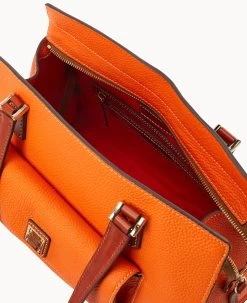 Pebble Grain Shoulder Bag Clementine -Online Sale Dooney & Bourke B2175G AWCEPATN ALT2
