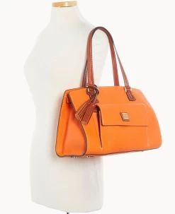 Pebble Grain Shoulder Bag Clementine -Online Sale Dooney & Bourke B2175G AWCEPATN ALT4