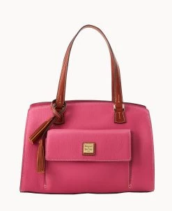 Pebble Grain Shoulder Bag Clementine -Online Sale Dooney & Bourke B2175G AWHPPATN