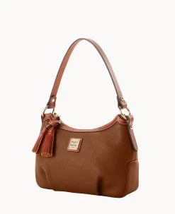 Pebble Grain Pouchette Bark 27 Pebble Grain Pouchette Bark -Online Sale Dooney & Bourke B2218G AWBFPATN ALT1 1