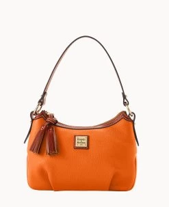 Pebble Grain Pouchette Bark 36 Pebble Grain Pouchette Bark -Online Sale Dooney & Bourke B2218G AWCEPATN