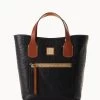 Ostrich Brinley Black 2 Ostrich Brinley Black -Online Sale Dooney & Bourke B2227G OTBLPAKR